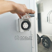 Remorque WC mobile en acier inoxydable, écologique et durable, avec revêtement antidérapant, durée de vie de 10 ans, idéale pour les espaces publics extérieurs