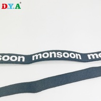 Logo personnalisé sérigraphie logo tricoté sangle cou bande pour accessoire de vêtement