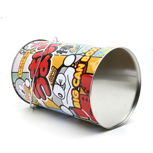 Cartoon Character Design Tinplate Cylinder Can Offset Printing Glossy Surface Food Grade Metal Container - Product Image 6