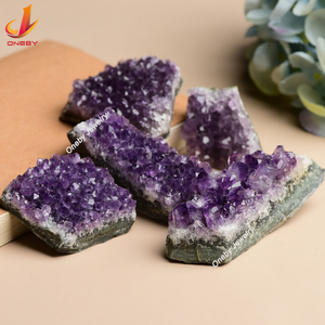 Cristales al por mayor, cristales a granel para manualidades, racimo de <span class=keywords><strong>amatista</strong></span> natural, geoda de <span class=keywords><strong>amatista</strong></span>, piedra preciosa en bruto, piedras curativas, racimo de cristales, <span class=keywords><strong>drusa</strong></span> - Product Image 5