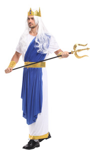 Disfraces de Halloween, Poseidón (mitología griega), Dios del mar, <span class=keywords><strong>Terremoto</strong></span>, Tormenta, Caballo, Ropa de juego de rol de Dios del mar, Hombres adultos. - Product Image 5
