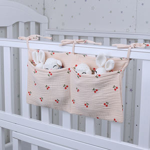 Bolsa de almacenamiento portátil <span class=keywords><strong>para</strong></span> cuna de bebé con pañal de algodón de tela de muselina suave <span class=keywords><strong>para</strong></span> colgar en la sala de estar o el dormitorio <span class=keywords><strong>para</strong></span> uso doméstico - Product Image 2