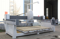 Máquina de Corte de Piedra con Tecnología Waterjet Combo de 5 Ejes CNC para Cortar Granito, Mármol, Dekton y Cuarzo