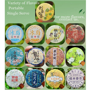 Juego de Té Nuonuo Directo de Fábrica, 250g y 30 Variedades de Té Suelto y Pequeños Pasteles de Té, MOQ Bajo y OEM - Product Image 3