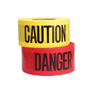 Impresión personalizada impermeable PE película peligrosos <span class=keywords><strong>cinta</strong></span> <span class=keywords><strong>de</strong></span> advertencia - Product Image 1