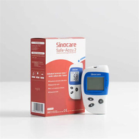 Sinocare Glucomètre : Moniteur de glycémie, lecteur de glycémie, appareil de mesure du glucose, bandelettes de test pour diabétiques, test de glycémie