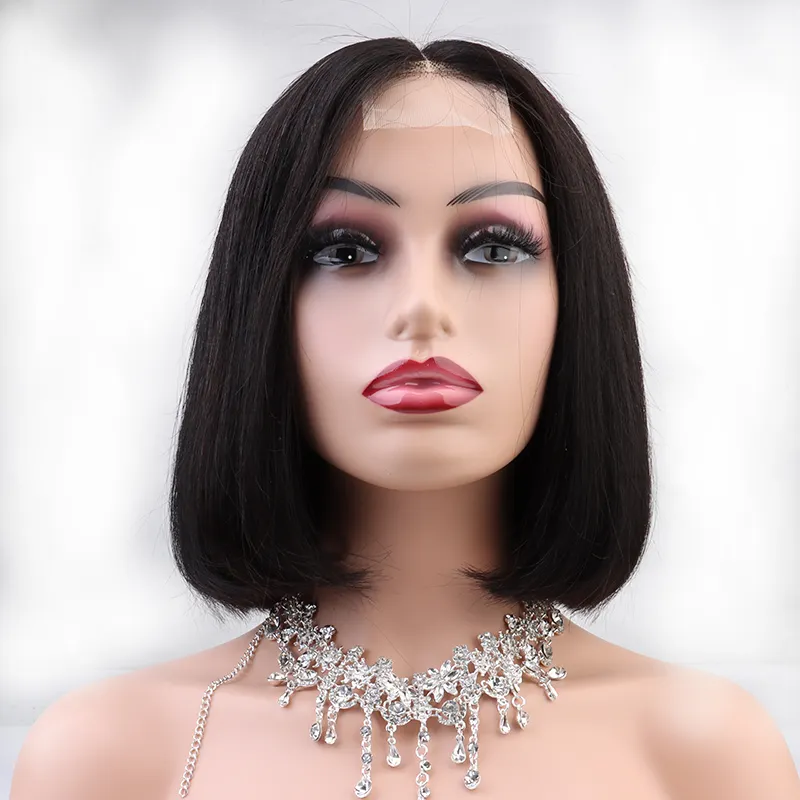 Groothandel Transparante Glueless Full Hd Lace Bob Pruik Korte Bob Lace Front Human Hair 2*6 Lace Frontal Tegen Prijzen