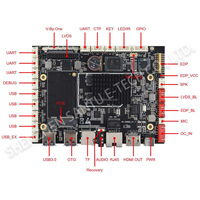 Placa base Rockchip RK3568S Android 11 con placa controladora LCD LVDS EDP V-By-One placa base Industrial 3568 Opción de módulos 4G LTE