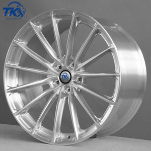 Rines de Aleación <span class=keywords><strong>DOT</strong></span> Personalizados en Plata Pulida, Forjados en 1 Pieza, de 18, 19, 20, 21 y 22 Pulgadas, 5x112, 5x114.3, para BMW, Audi, <span class=keywords><strong>Mercedes</strong></span>, Tesla - Product Image 2