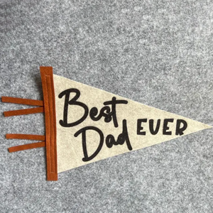 Bandera de banderín de fieltro moderno, el mejor regalo para papá, regalo único, decoración de fiesta, banderín - Product Image 3