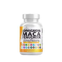 Expédition rapide, capsules d'extrait d'ashwagandha, maca, fenugrec, ginseng, immunité, vente en gros, étiquette privée, OEM, ODM, service personnalisé