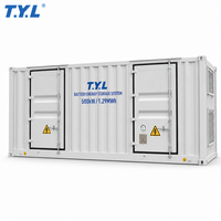 Système de stockage d'énergie commercial hybride tout-en-un BESS 500 kW 1,29 MWh 20 pieds LiFePO4 CE RoHS ISO9001 PeakShaving IP54