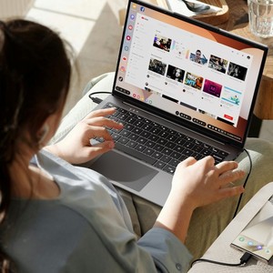 14 inch lapdock hiển thị xách tay màn hình với bàn phím được xây dựng trong 5000mAh Pin 1080P FHD IPS USB C Màn hình máy tính - Product Image 3