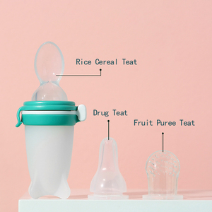 <span class=keywords><strong>Biberon</strong></span> 3-en-1 multifonctionnel en silicone pour céréales, fruits, sucettes, aliments, médicaments, lait, <span class=keywords><strong>avec</strong></span> cuillère - Product Image 5