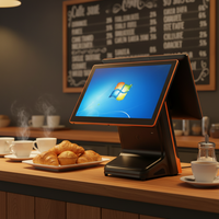 Sistema POS Todo en Uno con Pantalla Táctil de 15.6 Pulgadas, Directo de Fábrica, CPU I3/I5/I7, Windows 10/11, Caja Registradora para Restaurante