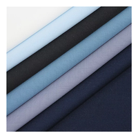 Hazır toplu elastik geri dönüşümlü kumaş % 96% Polyester mikrofiber 4% Spandex kumaş okul üniforması