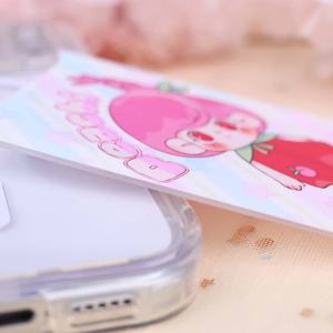 17 प्रो मैक्स ऐक्रेलिक टीपू सामग्री ओएम निर्माता के लिए कस्टम चुंबकीय शॉकप्रूफ कार्ड धारक फोन मामला - Product Image 6