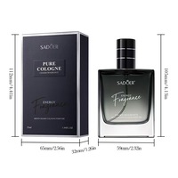 Stock Prêt Vente en Gros SA Parfum Homme Charme 55ml Vaporisateur Coffret Cadeau Senteur Boisée Épicée Écologique Longue Durée OEM