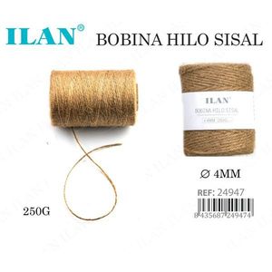 Cuerda de Sisal Iln de 4 mm y 250 g, Hilo de Yute Natural para Manualidades y Proyectos de Bricolaje - Product Image 3