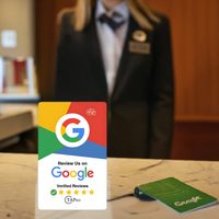 Tarjeta de Control de Acceso Empresarial NFC Programable con Logotipo Personalizado, con Chip NFC 213/215/216, Resistente al Agua, para Restaurantes, Reseñas de Google
