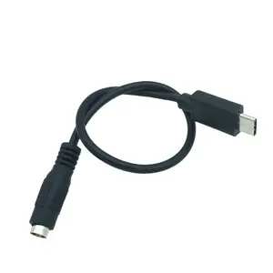 USB 3.1 Type C USB-CからDC5.5x2.5mm電源ジャック延長充電ケーブル