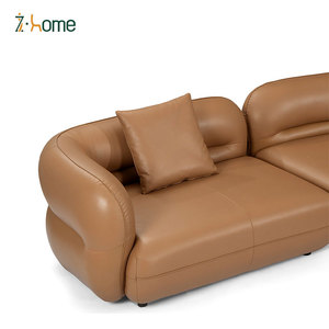 Sofá Wabi Sabi de tela modular Seccional de 5 plazas compacto extensible cuadrado minimalista para sala de estar - Product Image 5