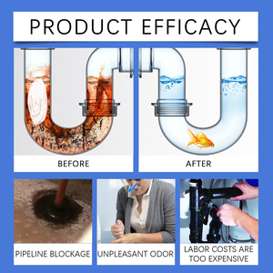 JAKEHOE Venta al por mayor <span class=keywords><strong>Fregadero</strong></span> de tubería de inodoro de cocina Agente de dragado de tubería de drenaje de descontaminación de disolución rápida - Product Image 4