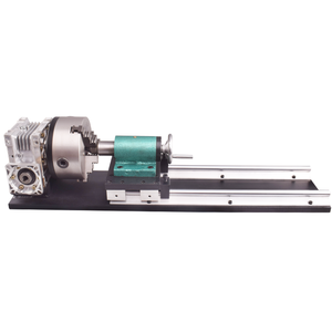 LIHAN Rotation Axis 4th Rotary <b>Table</b> 3-jaw Chuck Turntable for <b>Router</b> Woodworking Engraving Rotary Axis - Product Image 1