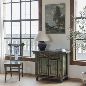 Cổ Tái Chế Gỗ Thông Tủ Cho Trung Quốc Phong Cách Truyền Thống Tủ Bếp Tủ Bếp Cho Biệt Thự Hoặc Nhà Phòng Khách - Product Image 2