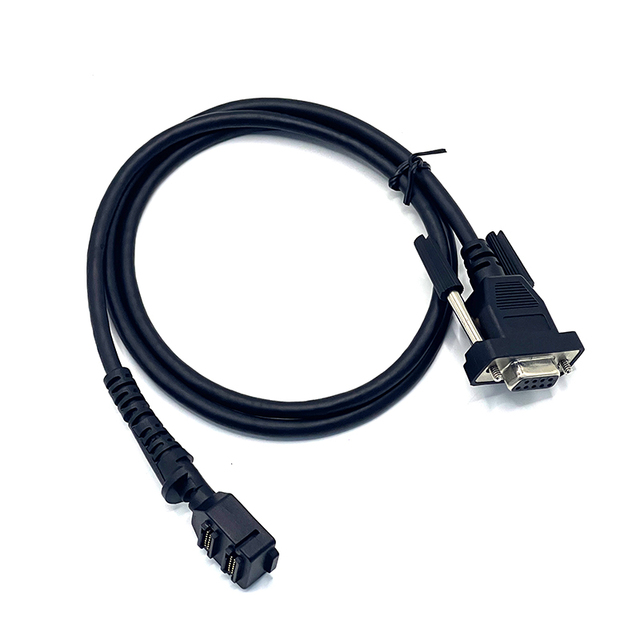 VeriFone VX810 DB9 to Dual 14-Pin IDC Cable 1.27mm Pitch for POS Terminal/Peripheral Connection - Custom Length & OEM Support