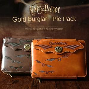 Sac à dos multifonctionnel rétro <span class=keywords><strong>Harry</strong></span> <span class=keywords><strong>Potter</strong></span> en cuir véritable avec fermeture éclair, motif Snitch dorée – Cadeau promotionnel et d'affaires - Product Image 1