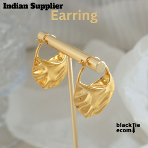 Pendientes de Acero Inoxidable de Moda para Mujer, Hipoalergénicos, para Uso Diario, Disponibles para la Venta, de Proveedor Indio - Product Image 1