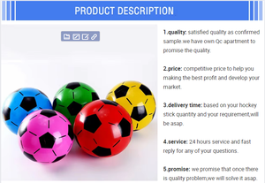 Fast Shipping High Quality Weight 60g 18cm Pvc Inflatable Toy Ball Kids <strong>Football</strong> with Custom logo - Product Image 3