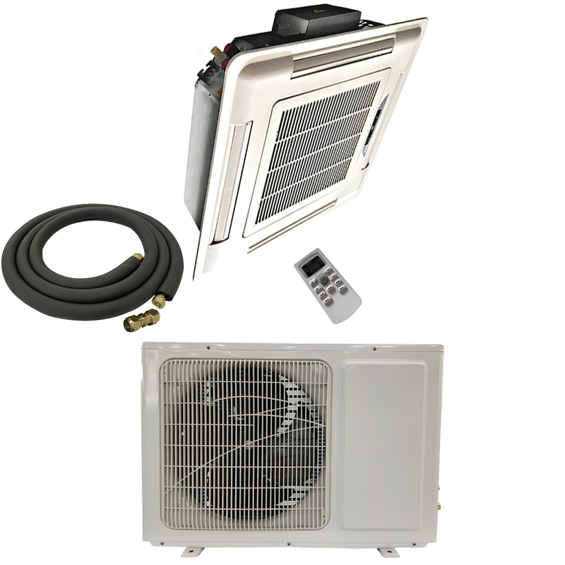Кассетная система кондиционирования воздуха HVACsystem 40000 Btu четырехстороннее вентиляторное устройство с компрессором известного бренда R410a Aircon