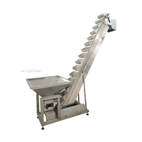 Élévateur à godets vertical SUS304 à hauteur personnalisée, prix usine, convoyeur continu pour riz/noix/soja/maïs/blé