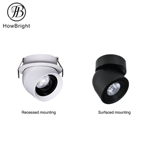 Faretto da incasso in alluminio dimmerabile <span class=keywords><strong>10W</strong></span> rotondo faretto a <span class=keywords><strong>LED</strong></span> da soggiorno regolabile nordico e faretto rotante - Product Image 2