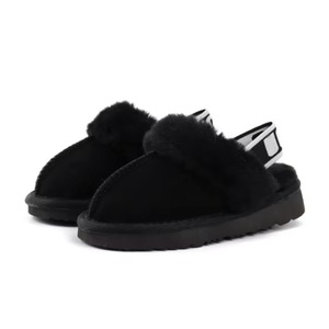 <b>Sheepskin</b> Plush Fur Snow <b>Boots</b> Soft Comfortable Casual <b>Slippers</b> Card Dustbag Beautiful Gifts for Autumn/Winter Staying Warm Slip - Product Image 1
