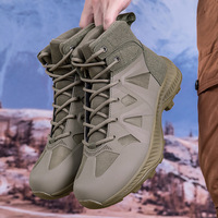 Bottes tactiques de combat pour hommes, grande taille, pour l'extérieur, avec tige en maille TPU, pour le commerce électronique transfrontalier et la vente directe