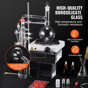 Thiết Bị Chưng Cất Khai Thác Cánh Hoa Nhà Vệ Sinh Lọc Nước Tinh Dầu Khai Thác Thí Nghiệm Thiết Bị Thủy Tinh 500Ml - Product Image 1