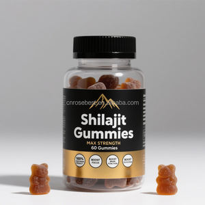 Vente en gros OEM Marque privée Rosebest 3000mg Compléments alimentaires en gommes de Shilajit pur de l'Himalaya Ashwagandha 2 gommes par jour Antioxydant - Product Image 2