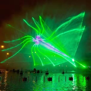 Proyector de Películas para Exteriores 2026 con Cascada de Agua, <span class=keywords><strong>Niebla</strong></span> y Fuente, Cortina de Agua con Proyector Láser de Piedra, Productos para Jardín - Product Image 6