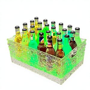 Cubo de Hielo con Iluminación LED para Bar - Capacidad para 12/24 Botellas, Material de PC Irrompible - Product Image 6