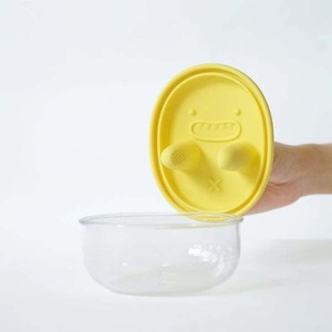 Kotak Penyimpanan Makanan Bulat Silikon Anti Bocor dan Anti Kotor, Dapat Digunakan Kembali, untuk Perjalanan, Organizer Camilan Anak Sehari-hari - Product Image 4