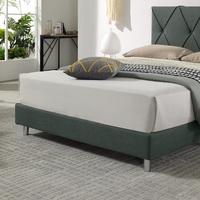 Meubles de maison à bas prix cadre de lit double Queen Size tête de lit rembourrée en tissu tête de lit d'hôtel