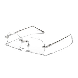 Lmamba 2159 Custom Europe Hot Selling Retro Men High Quality Metal Sunglasses UV400 Gradient Shades Rimless Polygon <strong>Sun</strong> <strong>Glasses</strong> - Product Image 2