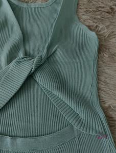 Gaun Cami Berlubang Seksi, Gaun Sweater Slim, Rok Pinggul Model Kink <span class=keywords><strong>Package</strong></span> - Product Image 6