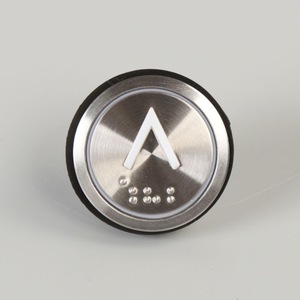 Bền Công Nghiệp Thép Không Gỉ Thang Máy Chữ Nổi Nút Tròn Cho Căn Hộ Trường Trung Tâm Mua Sắm Và Khách Sạn Cách Sử Dụng - Product Image 5