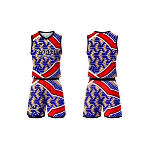 Jersey Latihan Atletik Pria Kelas Atas Set Pakaian Basket Seragam Jersey Basket Kustom - Product Image 2