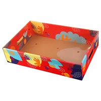 Emballage de boîte à fruits réutilisable en carton ondulé robuste, personnalisé, écologique, avec gaufrage brillant et fermeture magnétique, OEM/ODM