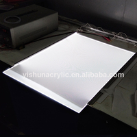 Feuille acrylique de qualité optique laser pointillant la plaque de guidage de lumière LED LGP